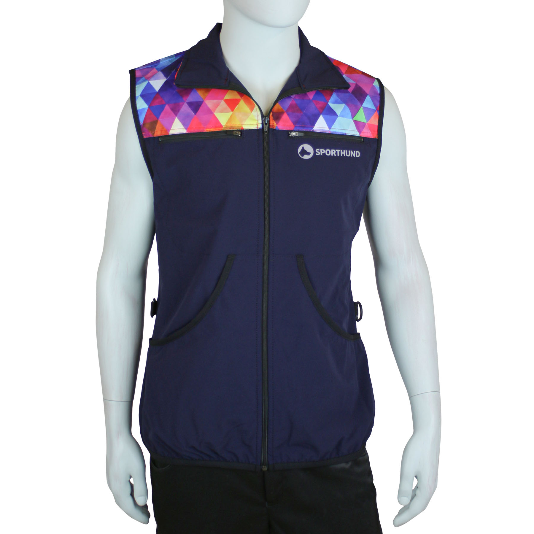 Sporthund Weste Damen Farbenspiel