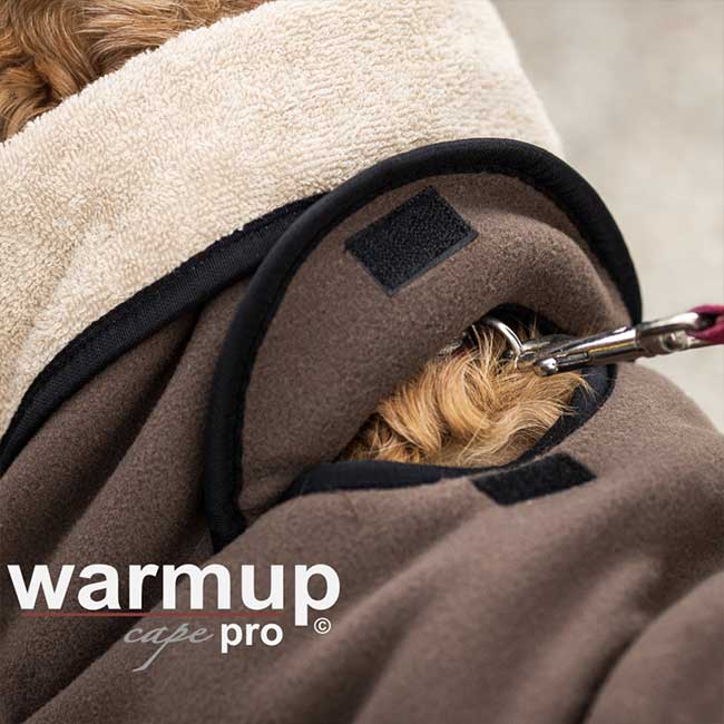 Warmup cape PRO XL Mocca