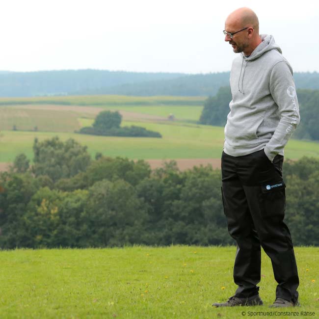 SPORTHUND Freestyle Hoodie Herren Grau