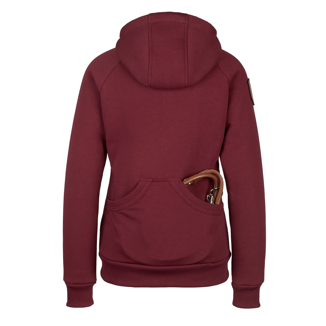 DOGGER Winterhoodie Damen granat 44