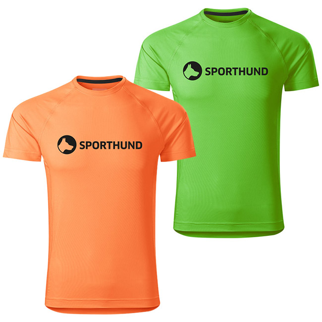 SPORTHUND Active-Shirt Herren neon mandarine