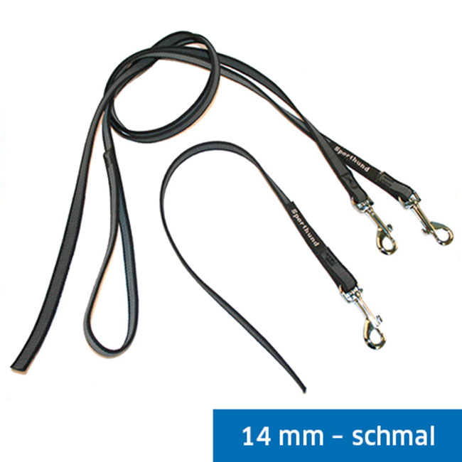 Gumm.Nylonl.schmal SCHWARZ 1,5m mit HS