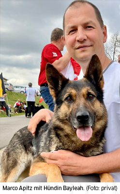 Marco Apitz mit Bayleah