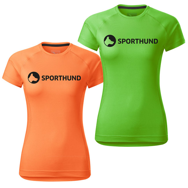 SPORTHUND Active-Shirt Damen neon
