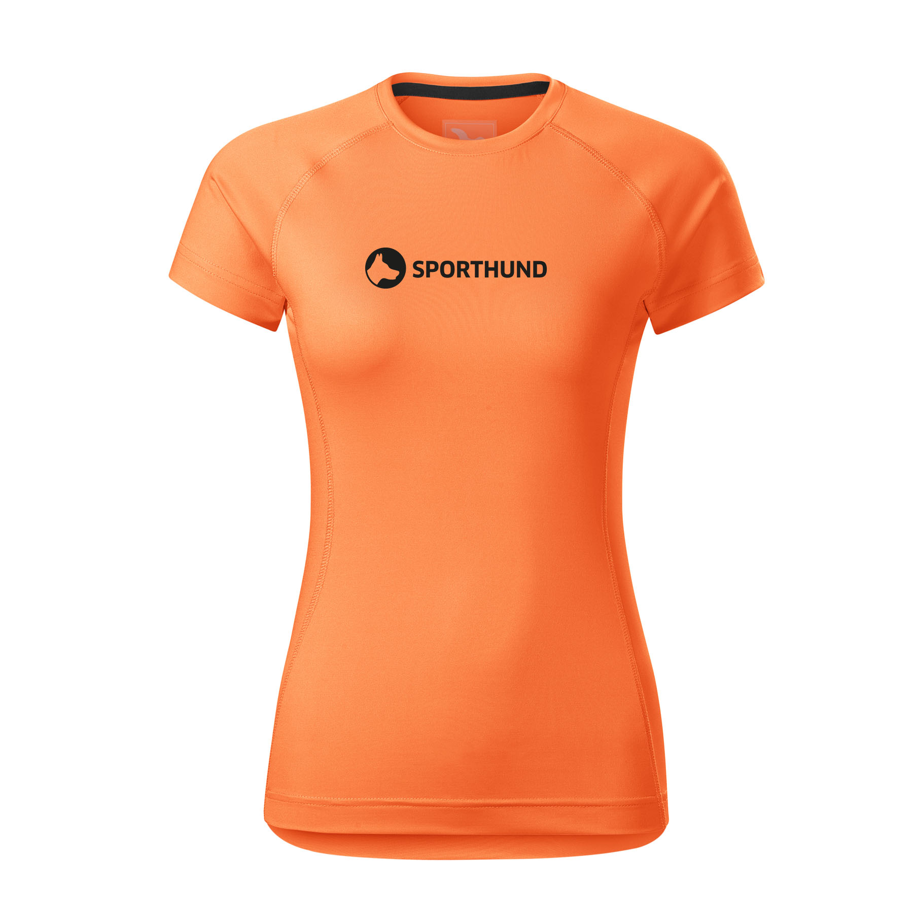 SPORTHUND Active-Shirt Damen neon mandarine 2XL