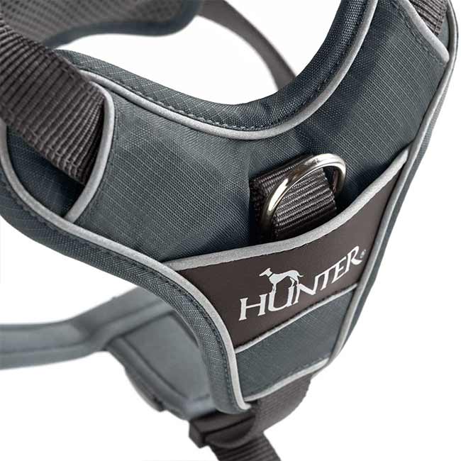 Hunter Hundegeschirr Divo Grau XS