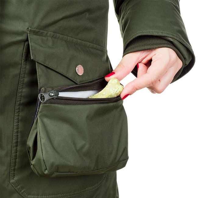 DOGGER Parka Damen Dunkelgrün