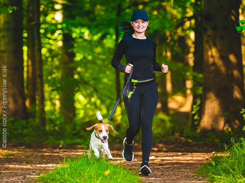 Joggen mit Hund