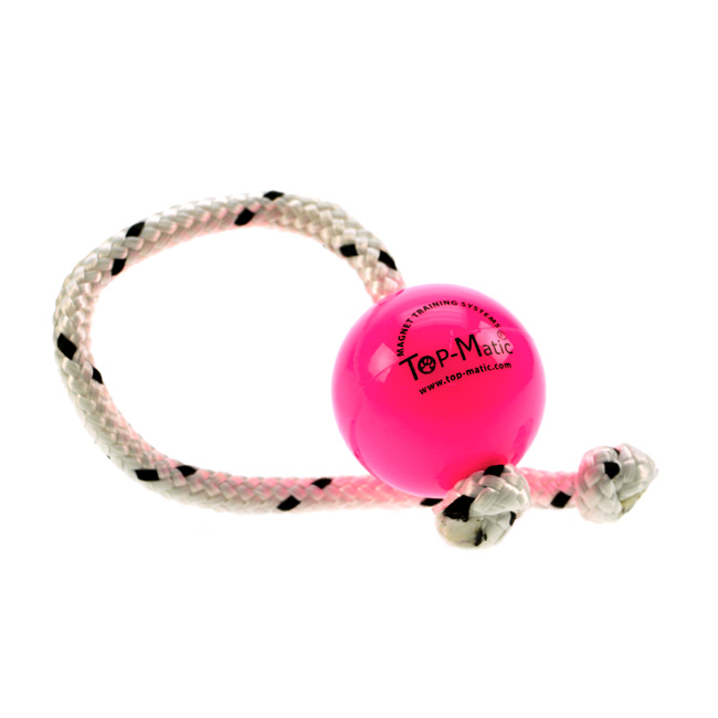 Top-Matic Fun-Ball Puppy-PINK mit Seil