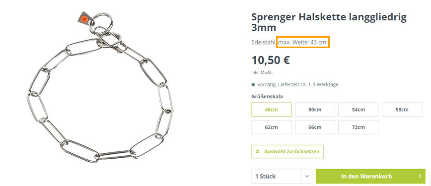 Anzeige-Maximale-Weite