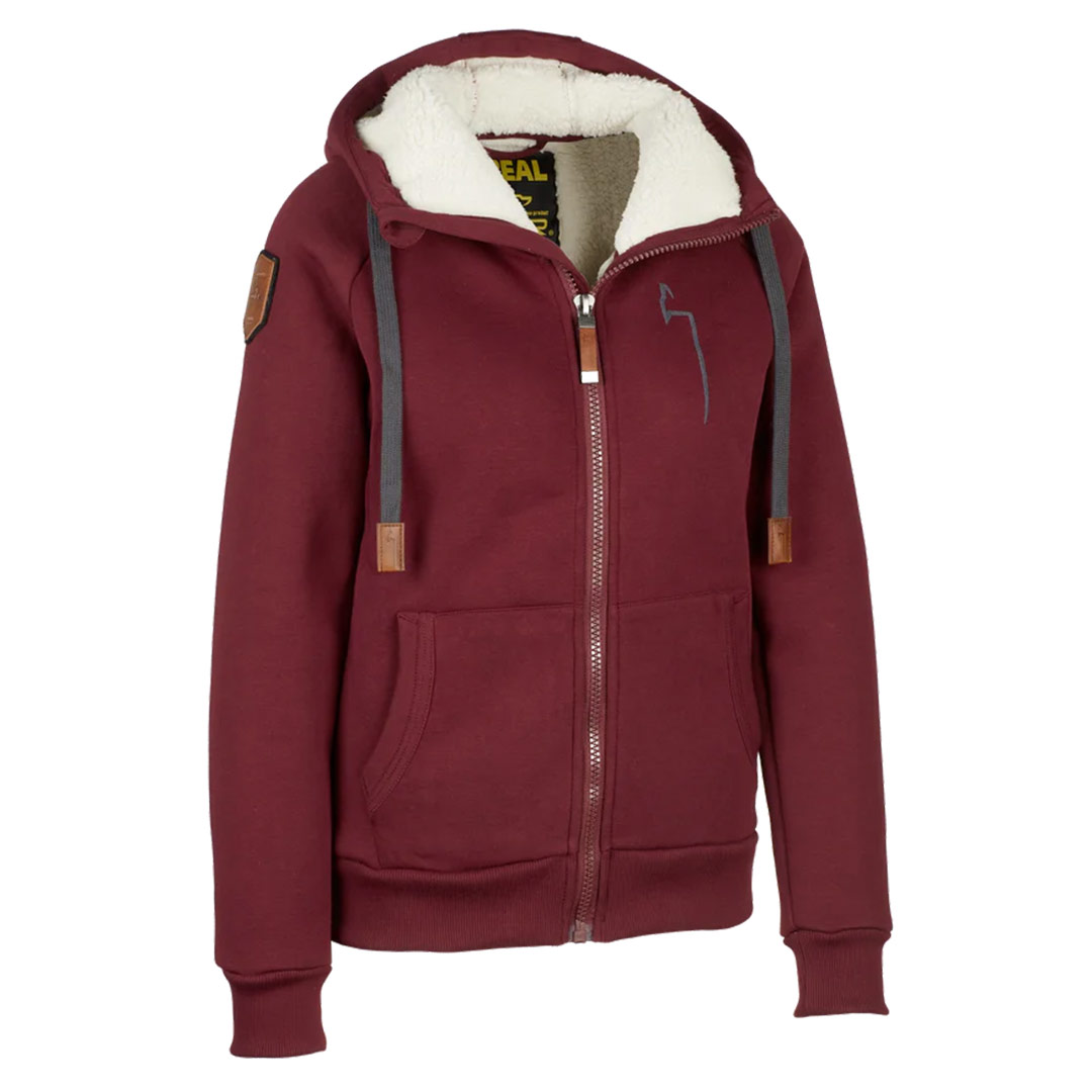 DOGGER Winterhoodie Damen granat