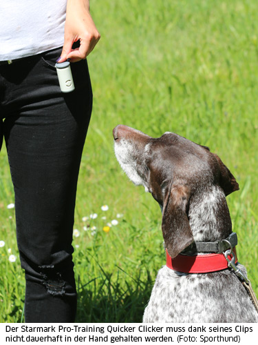 Anwendung Starmark Pro Training Quicker Clicker