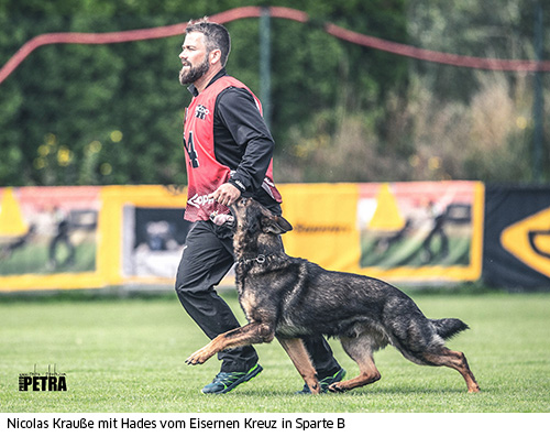 Nicolas Krauße mit Hades vom eisernen Kreuz