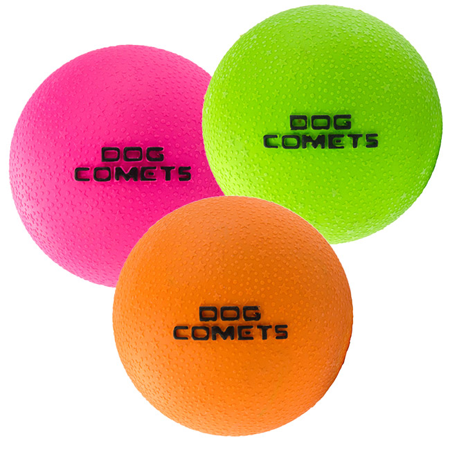 Dog Comets Ball Stardust Pink S